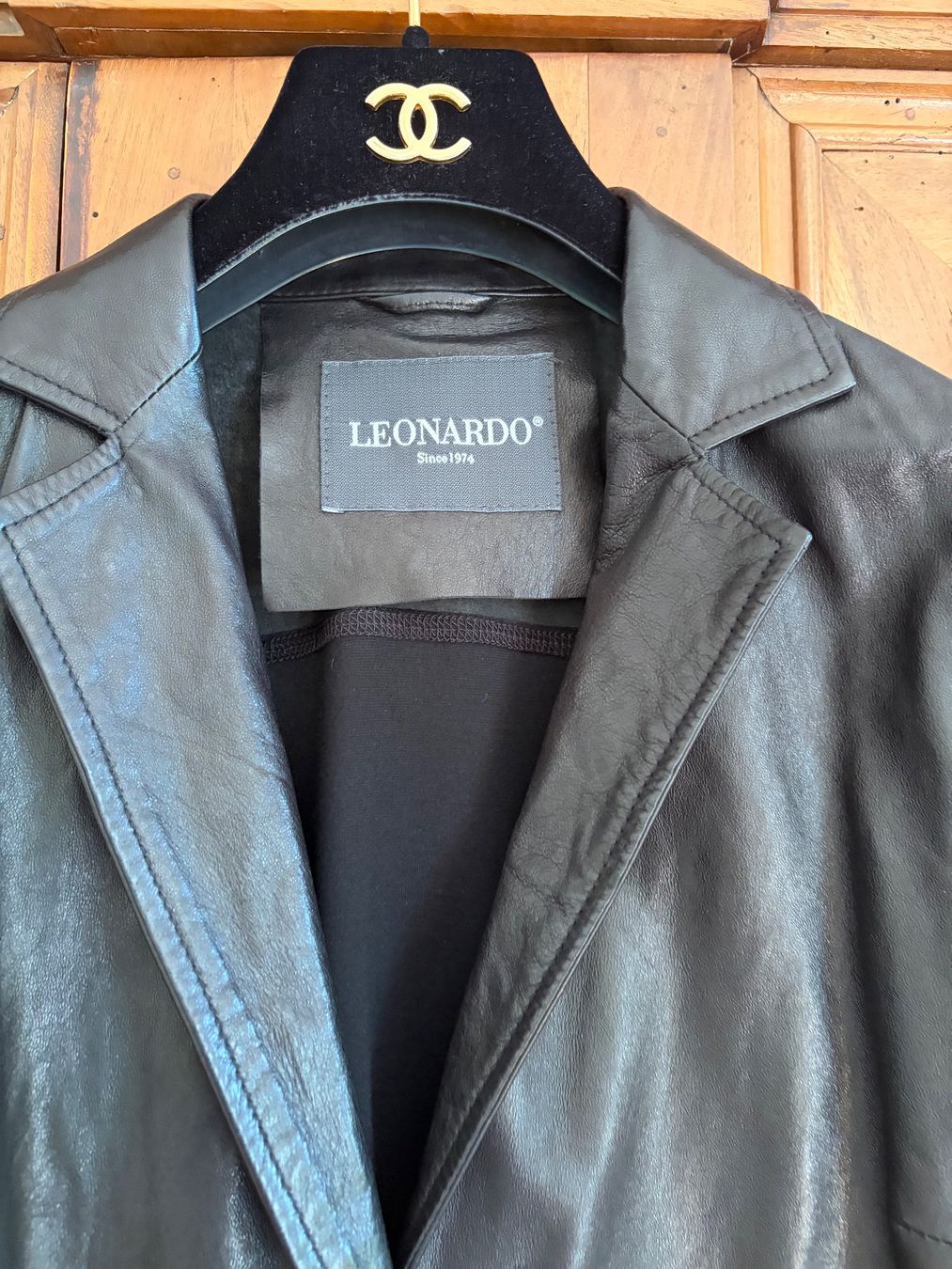 Giacche: LEONARDO Jacke  100 % Leder + Stretchmaterial, Größe M – Usato da Interlaken venduto da Bona55 6
