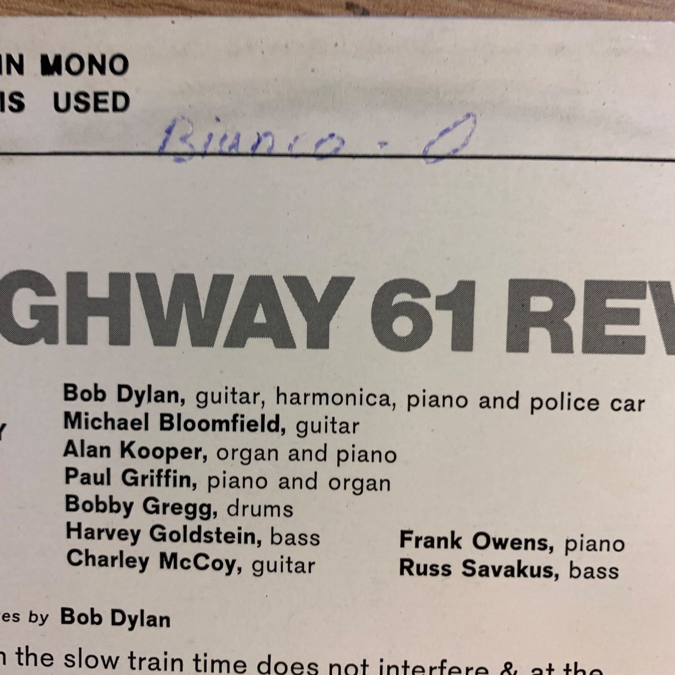 BOB DYLAN - HIGHWAY 61 REVISITED...RE EU...EX/EX (Gebraucht) in Gals ...