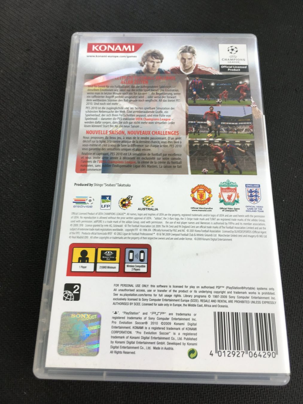 Sony Spiele: PES 2010 Pro Evolution Soccer - PSP – Gebraucht aus St.Gallen von Punktchen01 1