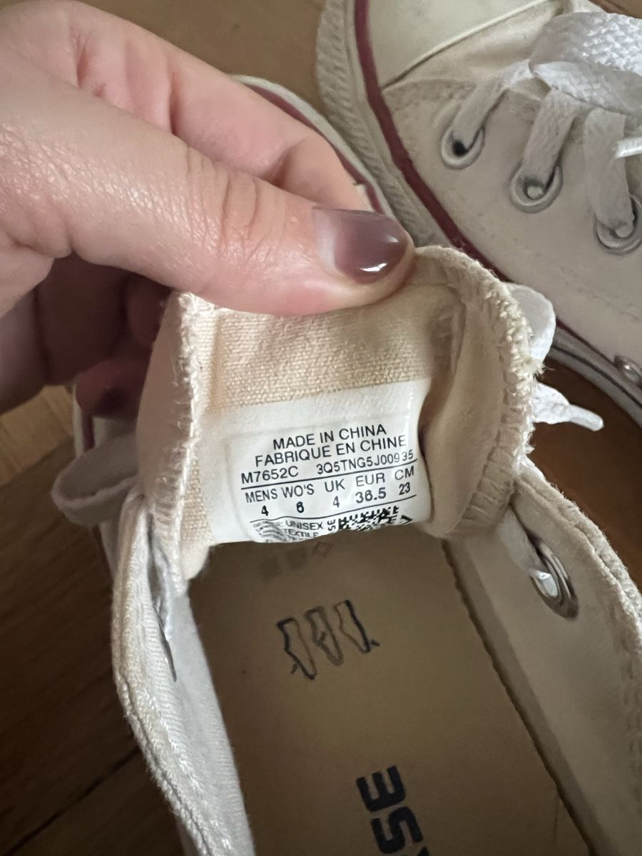 Converse Scarpe da donna: Converse All Star Low White, Gr. 36,5 – Usato da Zürich venduto da daria_m 6