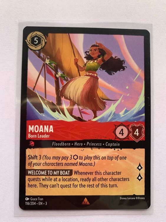 Lorcana MOANA 116/204 EN-3 RARE (Gebraucht) in Lugano für CHF 6 – mit ...