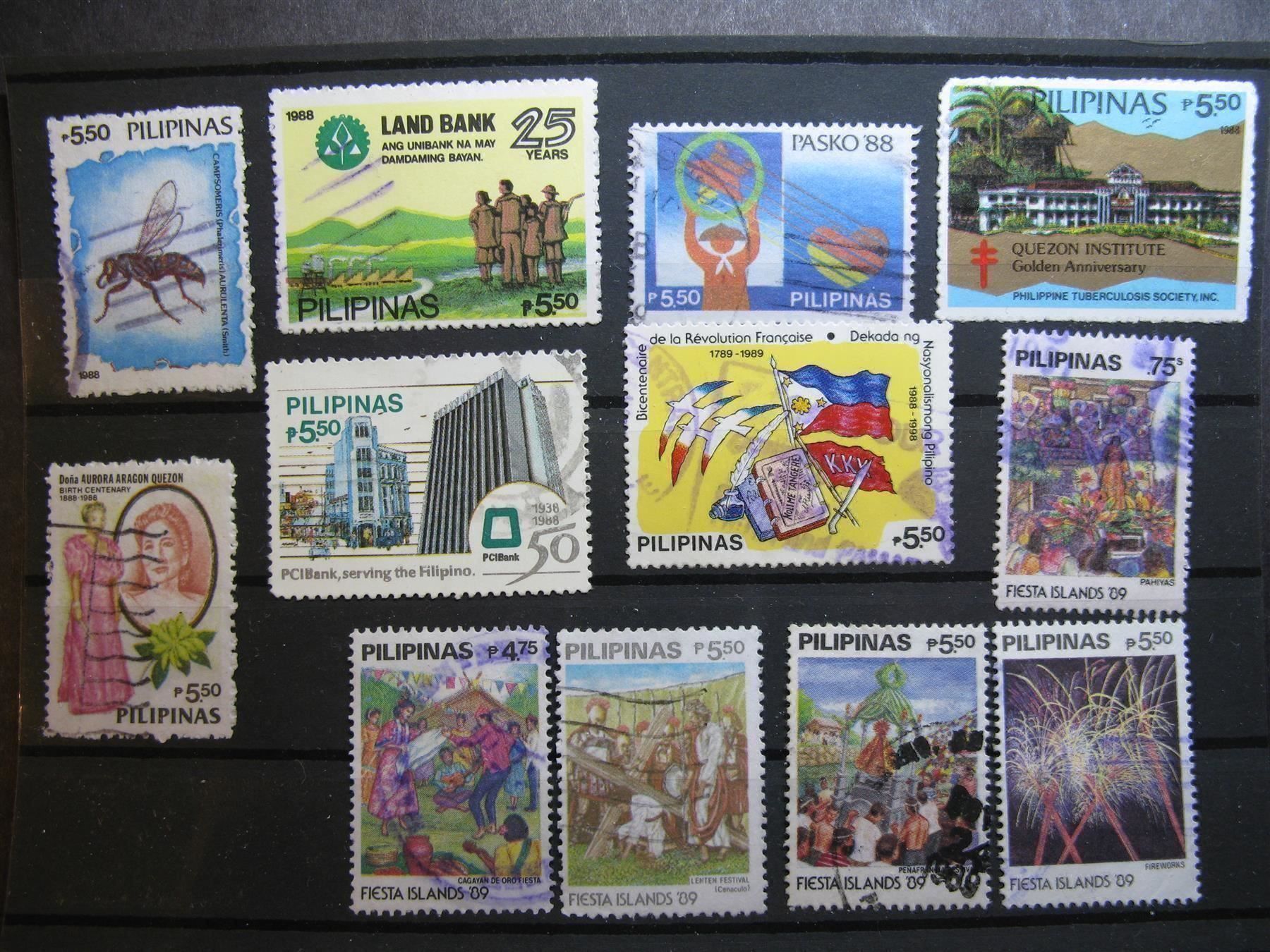 Tutti i francobolli: PH 1988 / 1989 Philippinen Marken – Usato da Wil SG venduto da fva01