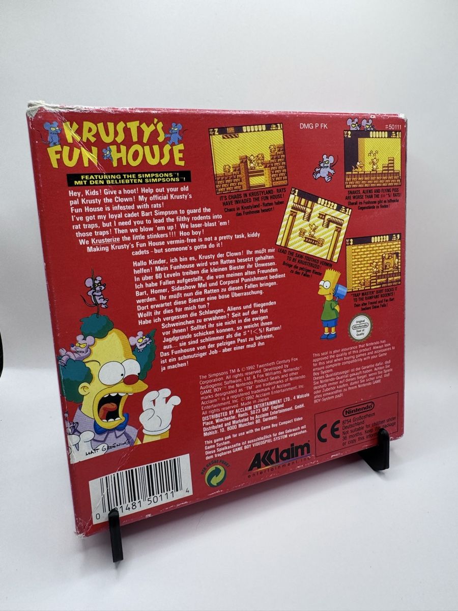 Nintendo Spiele: Krustys Fun House OVP – Gebraucht aus Rheinfelden von lexaner 3