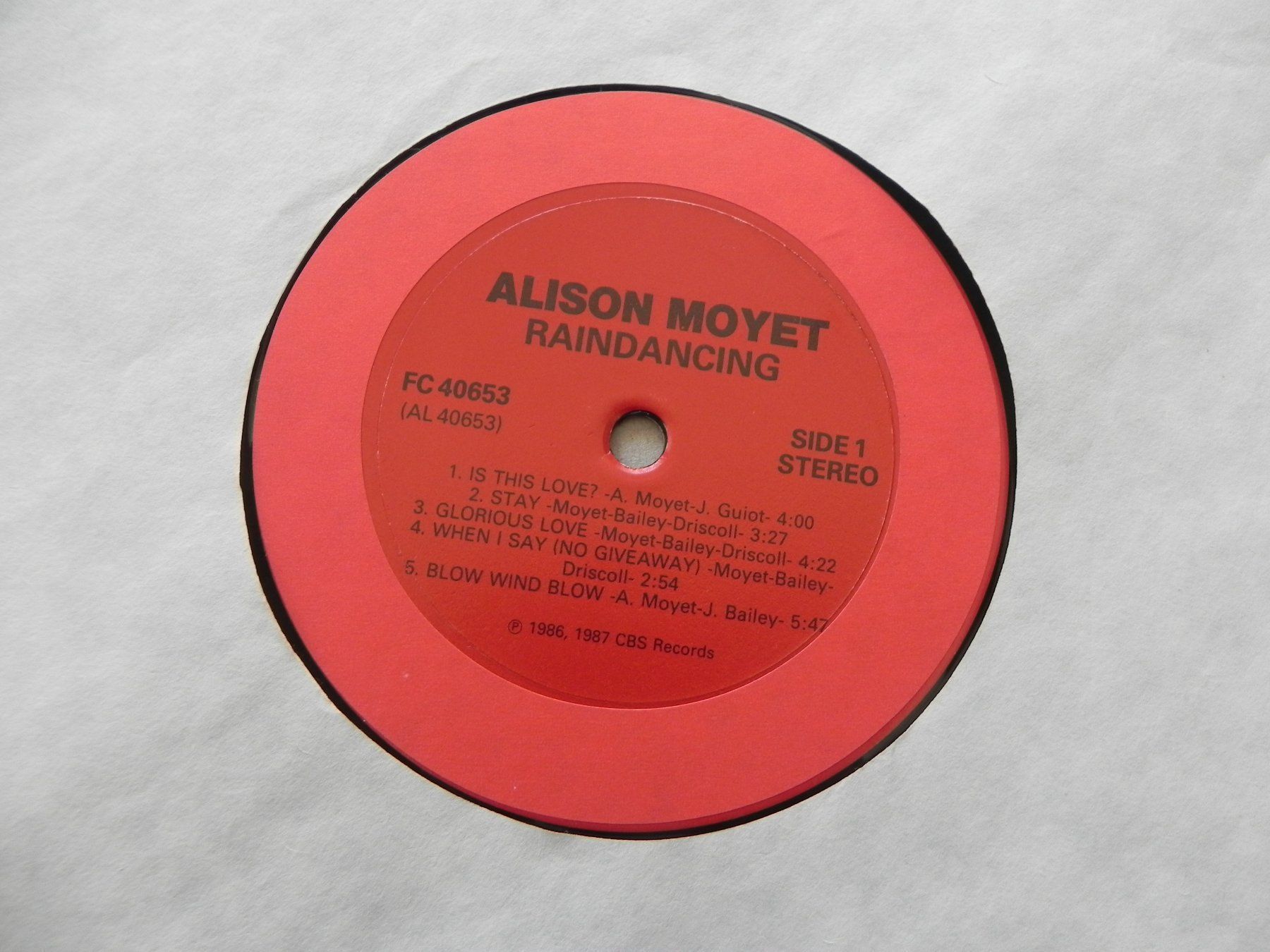 Dischi in vinile: LP brit Synth Pop Alison Moyet 1987 – Usato da Siebnen venduto da krimsie 4