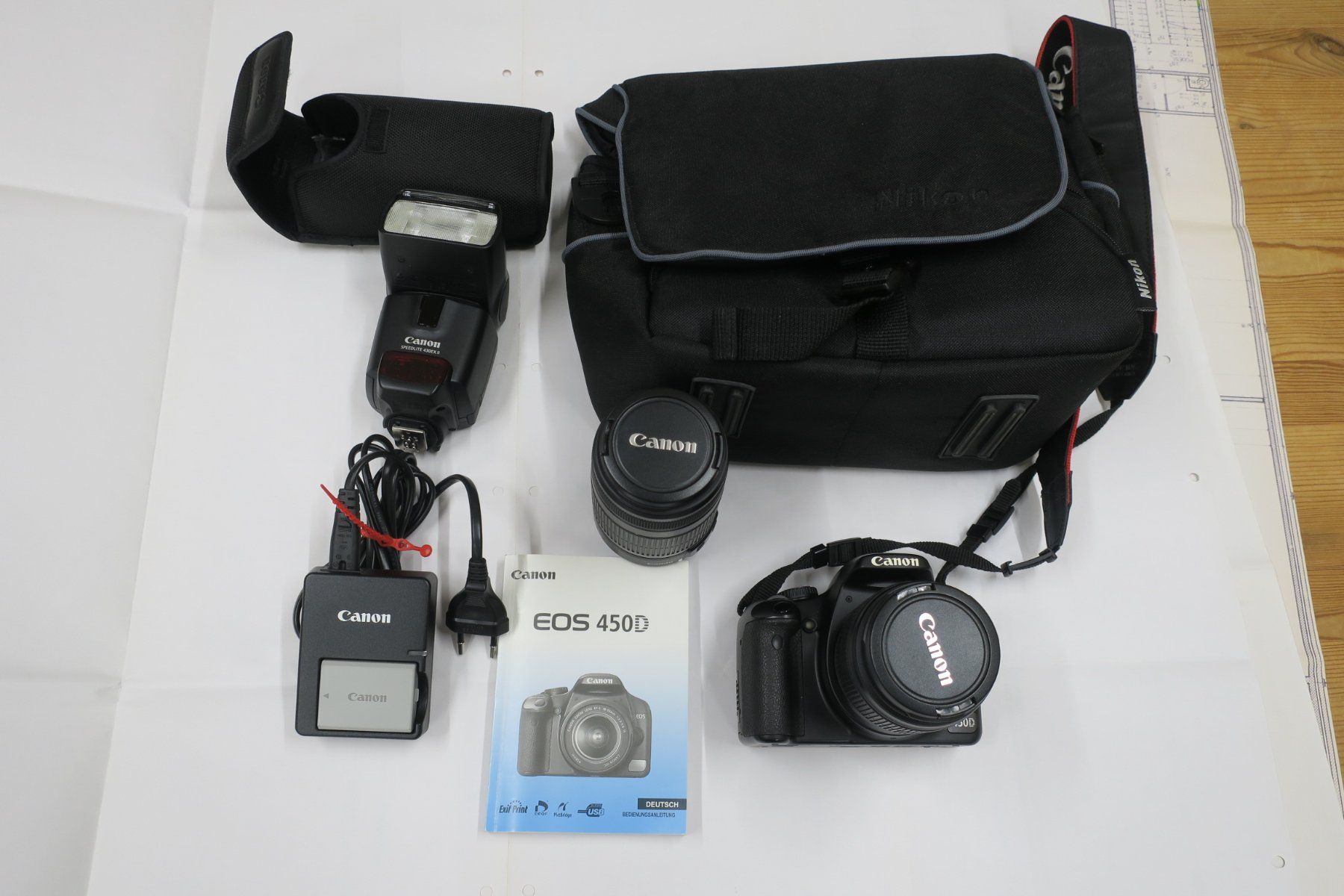 Canon Kamera: Kamara EOS 450D & Ausrüstung – Gebraucht aus Altnau von Nordseesicht
