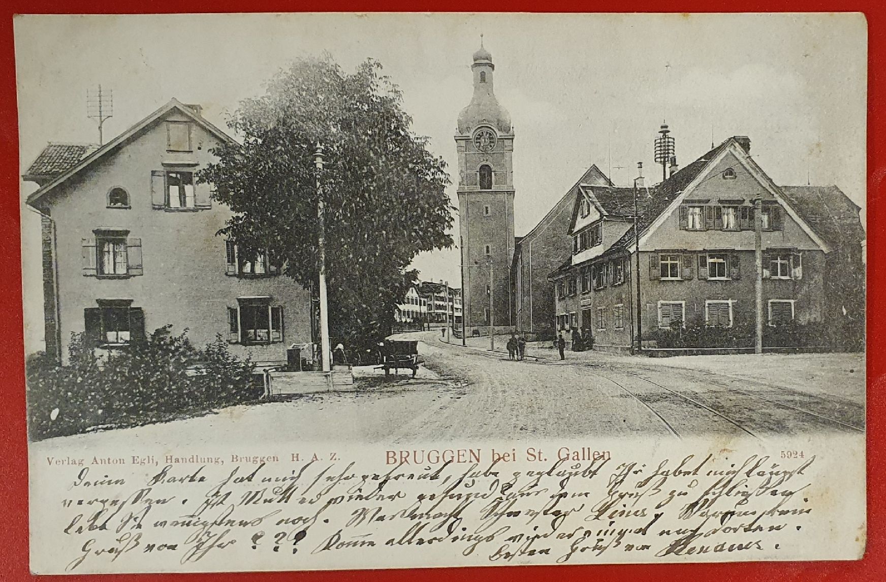 Ansichtskarten: Bruggen bei St.Gallen 1903 – Gebraucht aus Kreuzlingen von Rschweiz1