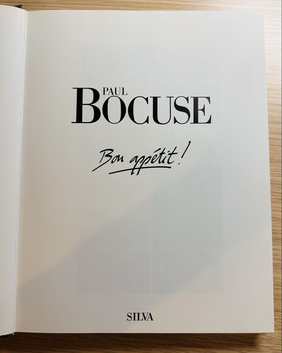 Bücher: Livre de recettes Paul Bocuse "Bon appétit" 1994 Français – Neu (gemäss Beschreibung) aus Ropraz von eri_v66k 1