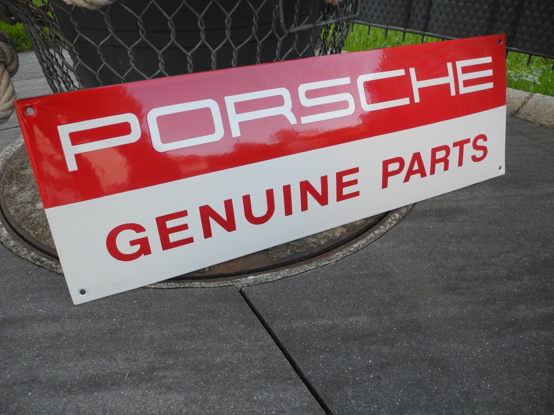 Porsche Schilder: PORSCHE EMAILSCHILD – Neu (gemäss Beschreibung) aus Reinach AG von Huckleberrysix 5