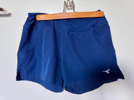 Tennis Shorts Hose Diadora blau Gr. XS