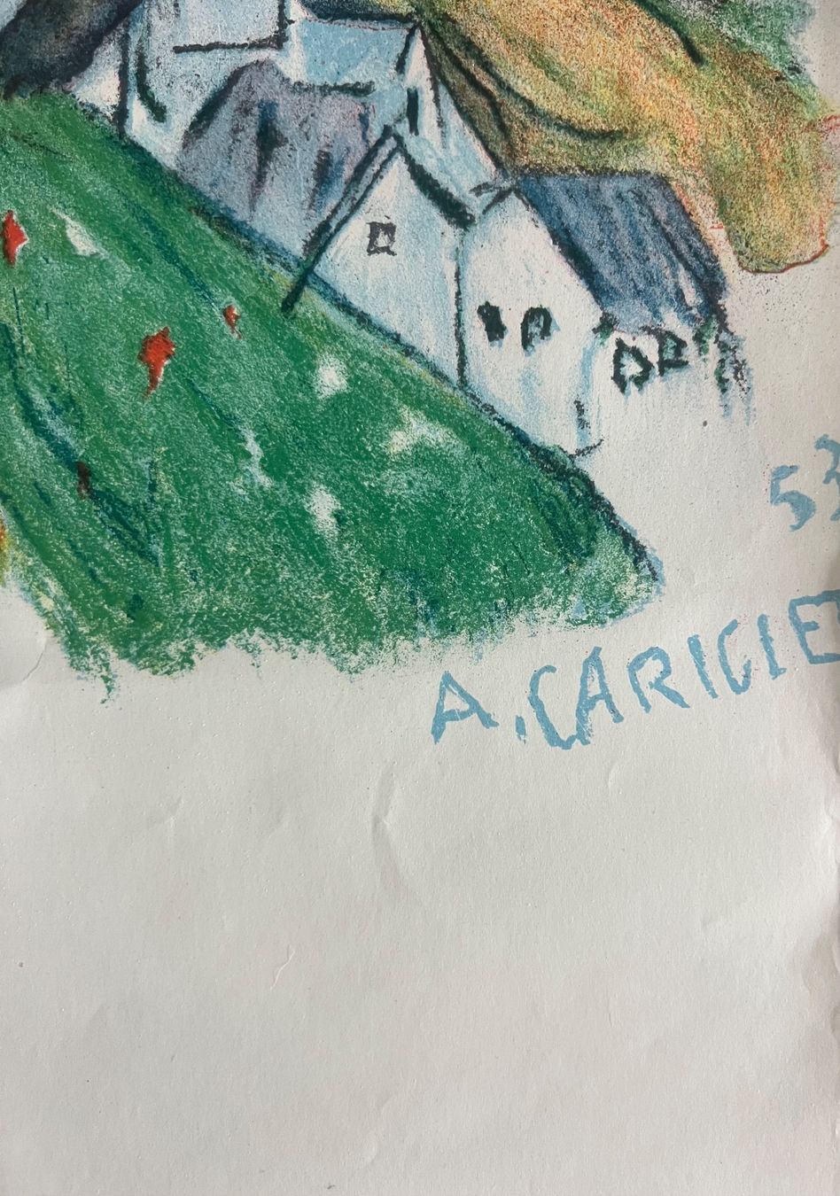 Grafica & Litografie: Alois Carigiet, Farblithografie – Usato da Rain venduto da Pic-Ass 2