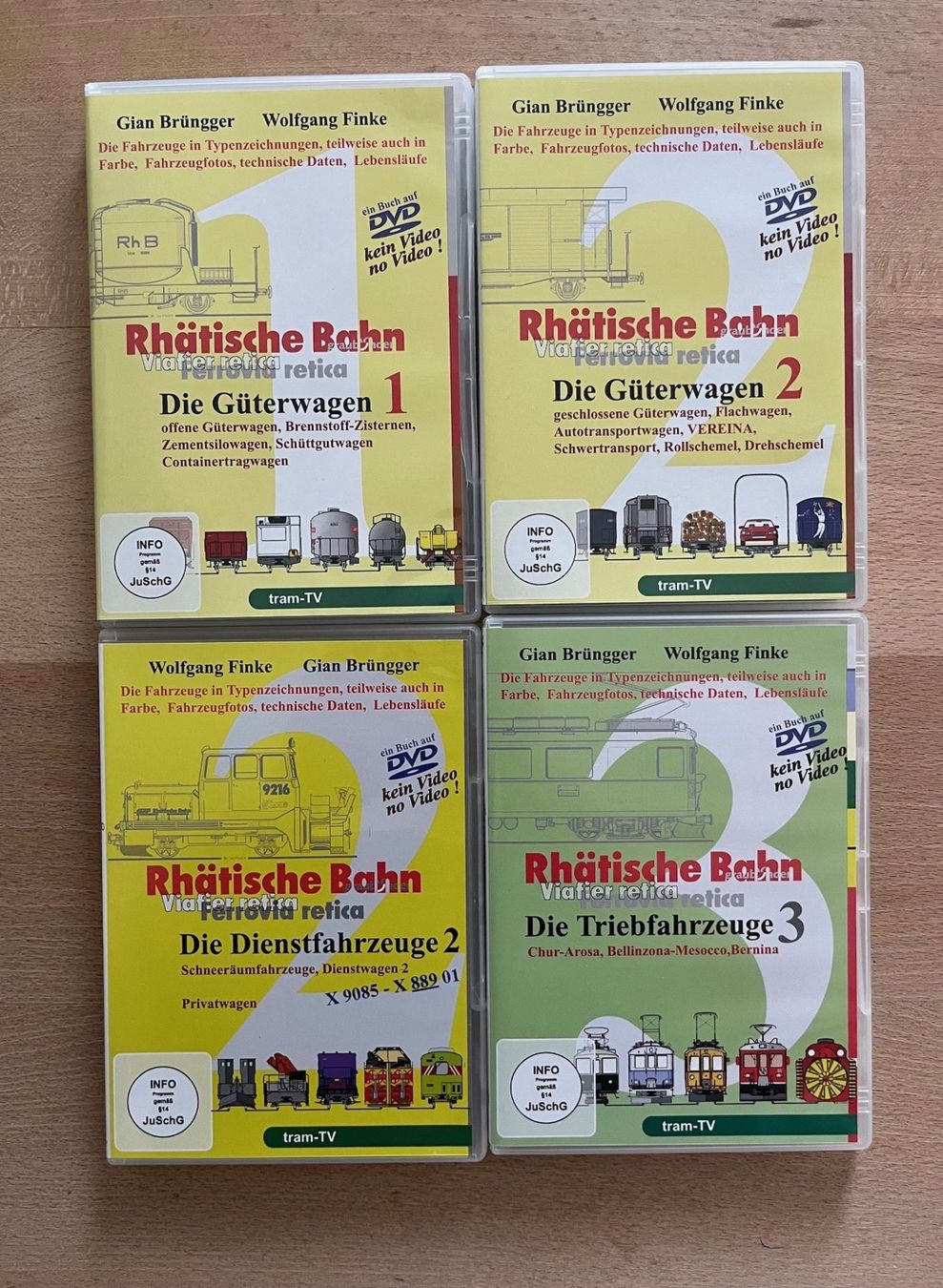 Tutti i DVDs: Rhätische Bahn - Buch auf DVD (4x) – Usato da Winterthur venduto da dond1