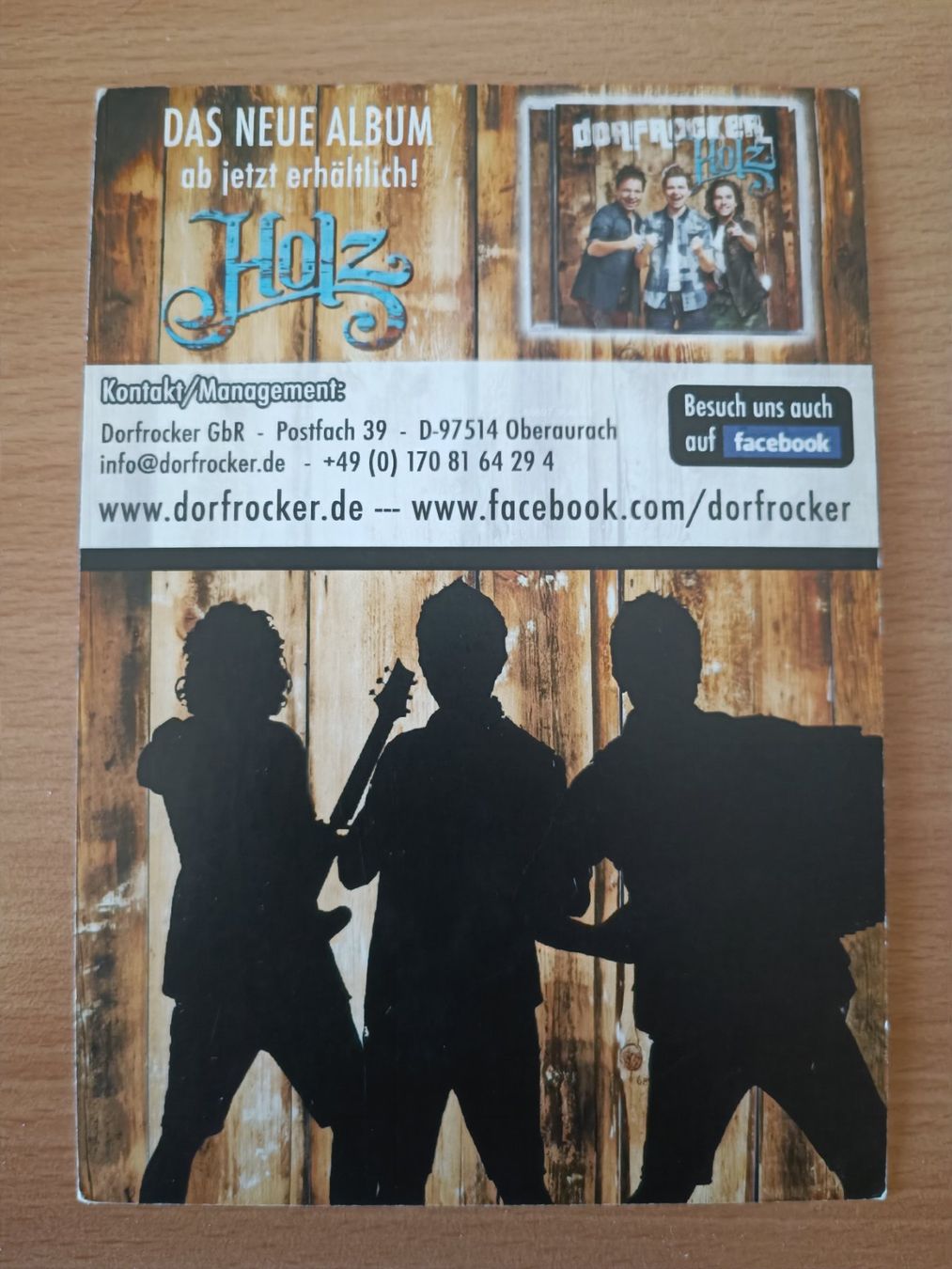 Autografi: Dorfrocker - handsignierte Autogrammkarte – Usato da Menziken venduto da Artographs 1