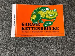 Garage Kettenbrücke Sticker / Abziehbild