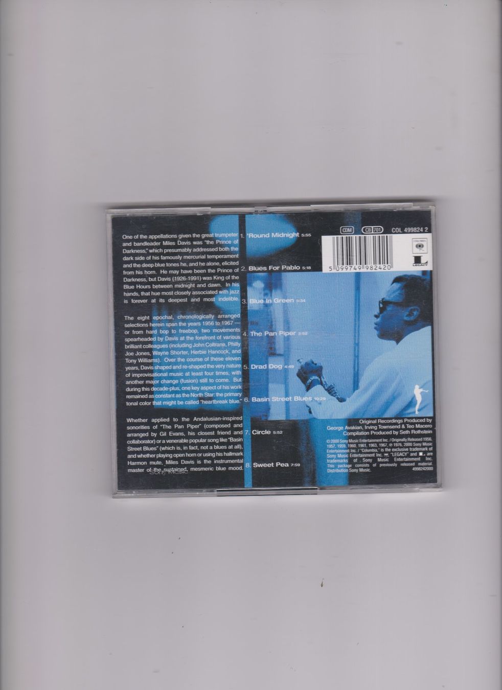 CD: CD Blue Miles Davis  75th Anniversary – Usato da Bex venduto da Canouille 1