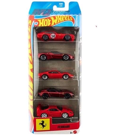 Hot Wheels Voitures modèles: Hot Wheels Ferrari 5er-Pack OVP – Neuf avec emballage d'origine à Lupsingen par quirli.k 1
