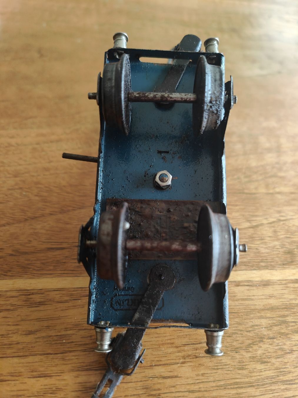 Märklin Modellini di ferrovie: Märklin Kranwagen, Spur 0, aus Blech. – Usato da Flumenthal venduto da mar_wyw8 2