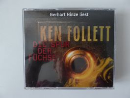 Hörbuch Ken Follett - Die Spur der Füchse - 4 CD's