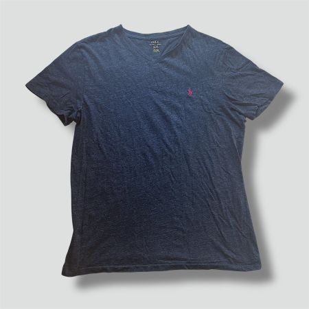 Polo Ralph Lauren classic V-neck t-shirt vintage PRL grau