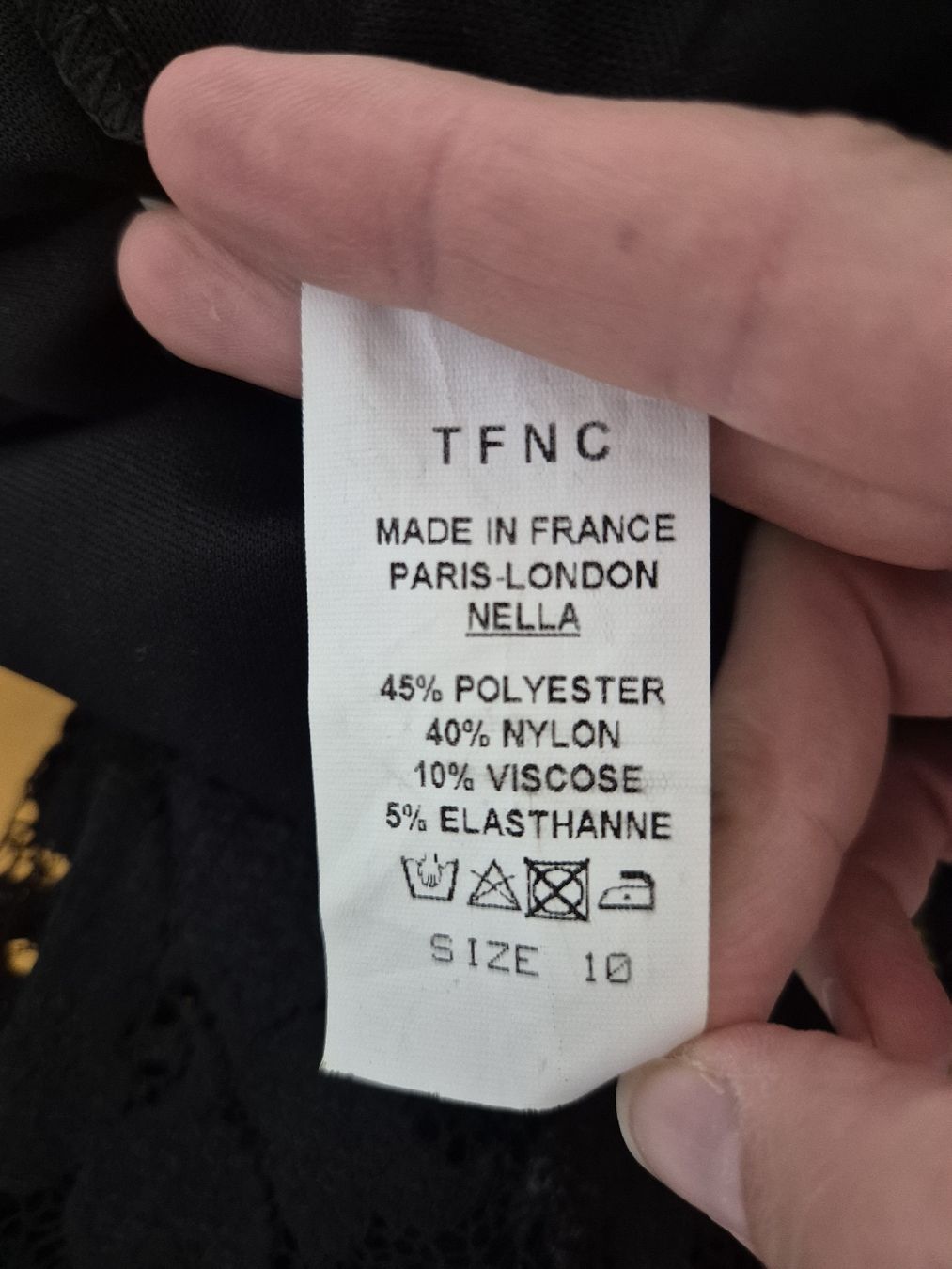 Vestiti: NEU schwarztes Spitzenkleid Gr10 = Gr38 – Nuovo (secondo la descrizione) da Zürich venduto da jan_lp7c 5
