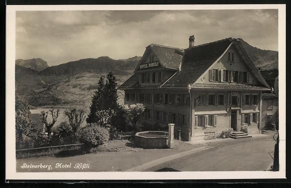 Ansichtskarten: AK Steinerberg, Hotel Rössli – Gebraucht aus Berlin von bartko-reher