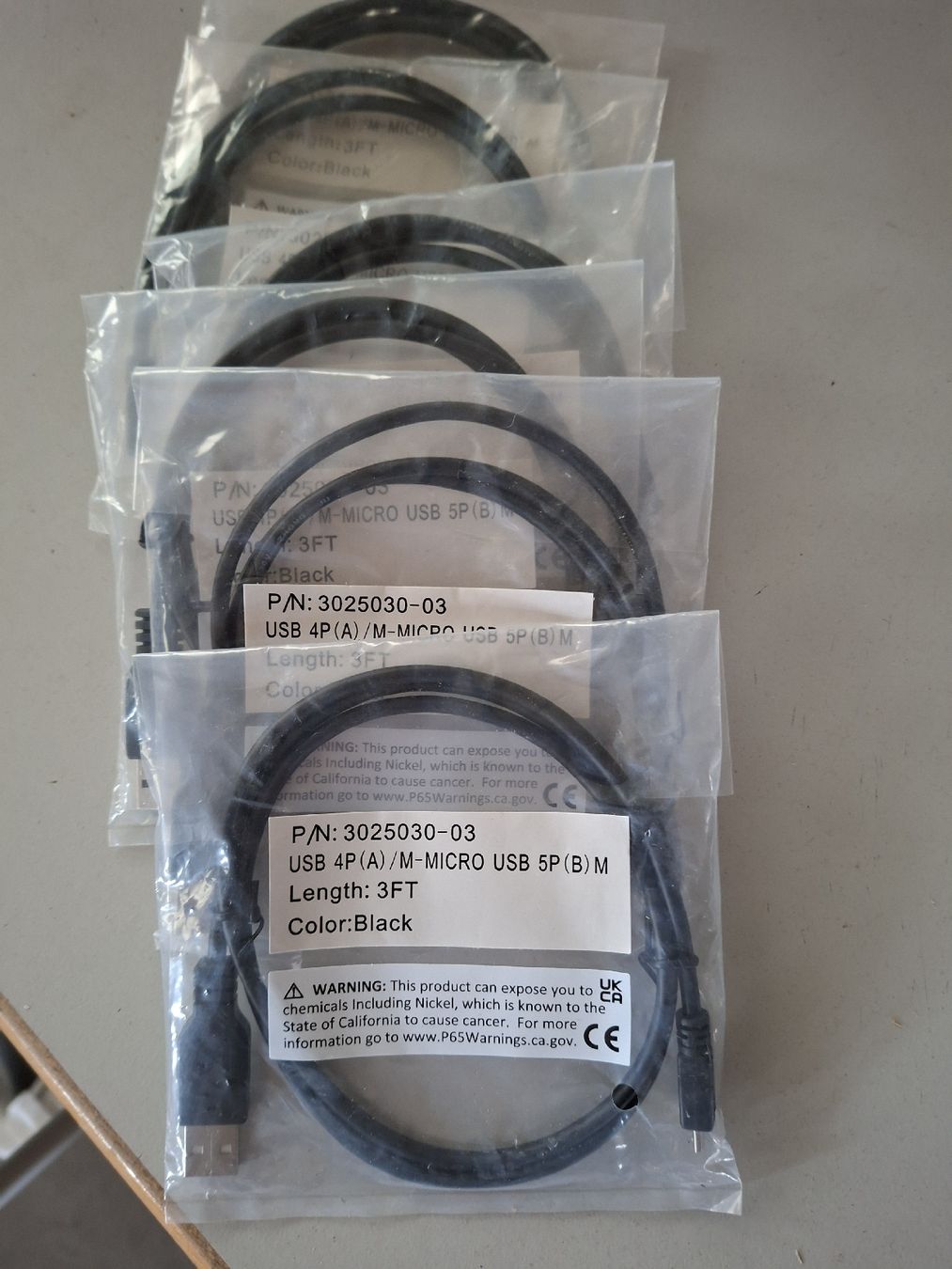 Kabel: USB Kabel 4P/M-Micro USB 5P  Neu – Neu und originalverpackt aus Oberhasli von Cortina 2