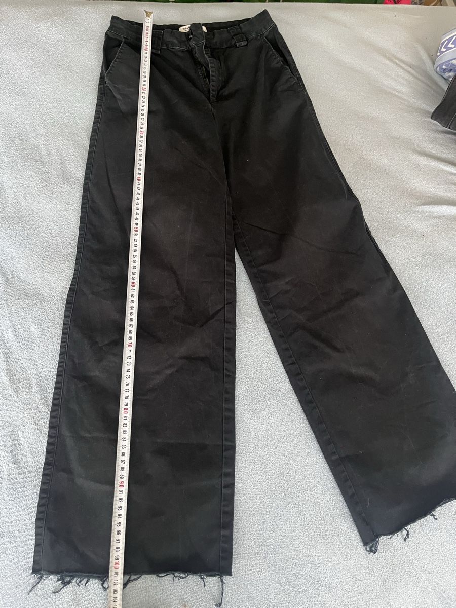 Pantaloni: Pull&Bear Hose, schwarz, Gr. 36, Top Zustand – Nuovo (secondo la descrizione) da Olten venduto da sae_82z2 1