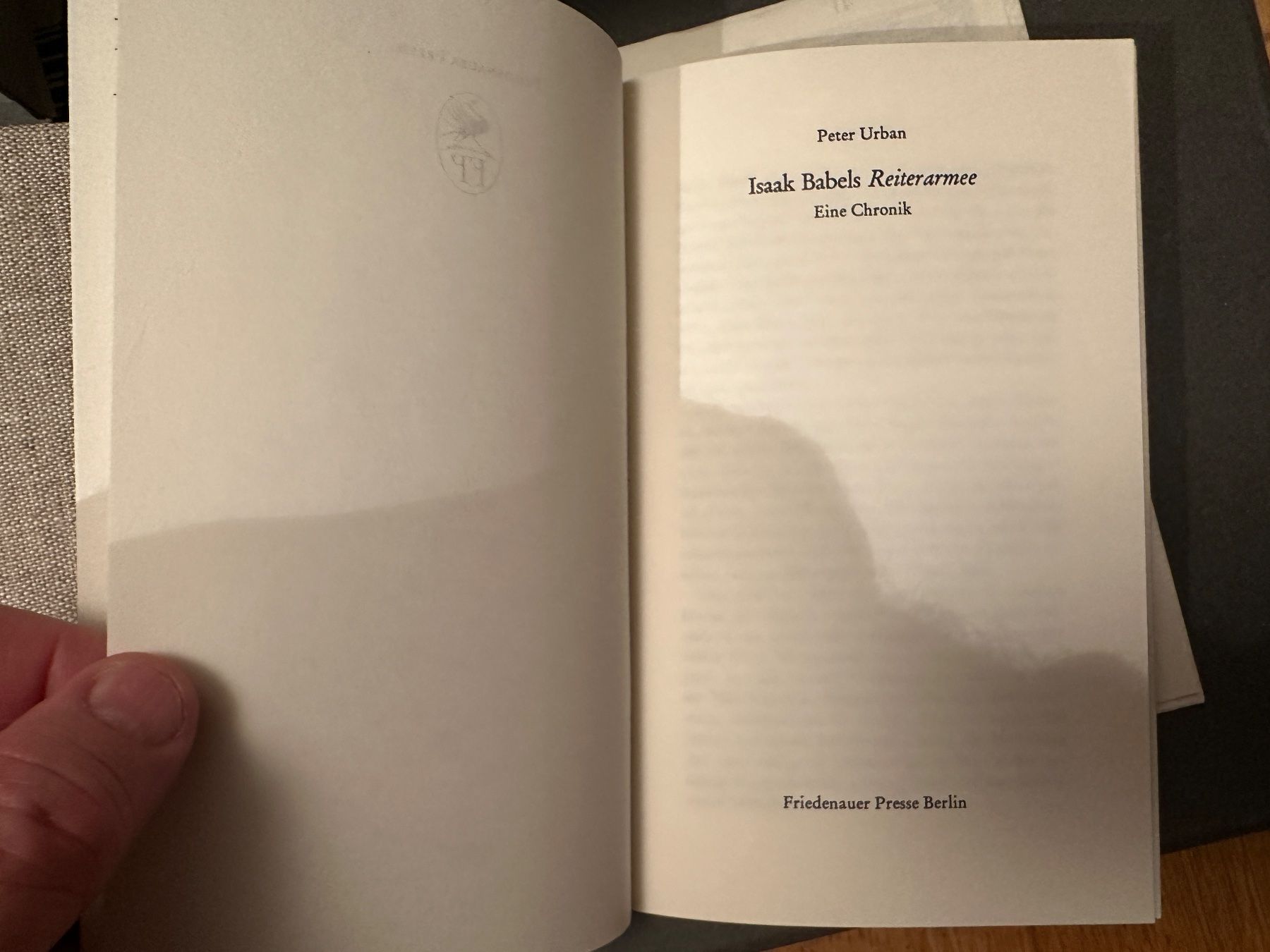 Bücher: Isaak Babel: Tagebuch 1920 / Die Reiterarmee. – Gebraucht aus Zürich von allp 3