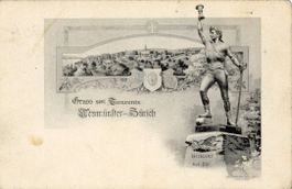 Zürich  ZH  -  Gruss vom Turnverein Neumünster-Zürich   1911