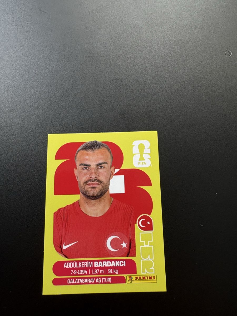 Panini Carte collezionabili: Panini Abdülkerim Bardakci TUR 5 – Nuovo (secondo la descrizione) da Langrickenbach venduto da swissluca