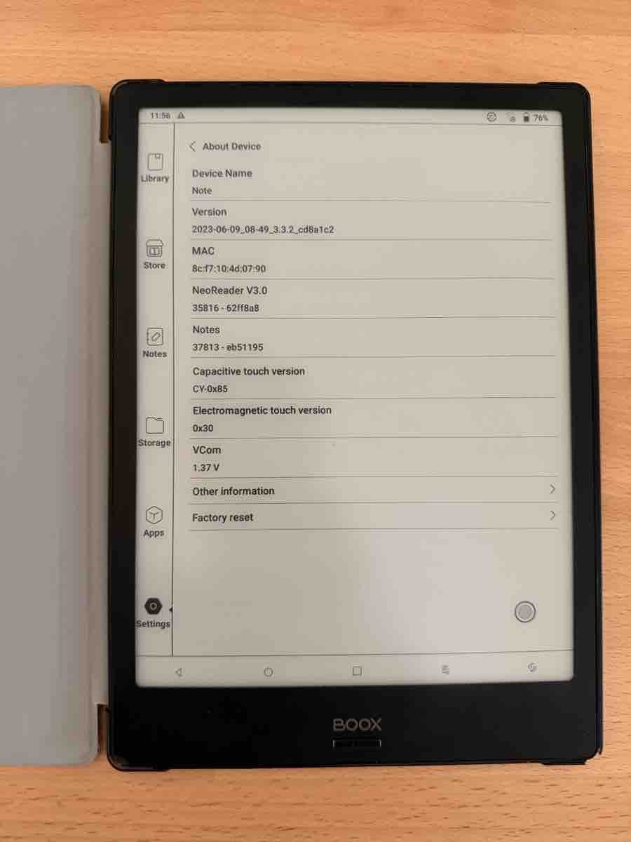 Boox Tablet PC: Boox Note with Protective Case – Gebraucht aus Meisterschwanden von HGunn 3