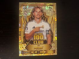 Sammelkarte Luka Modric Topps all time 100 Club