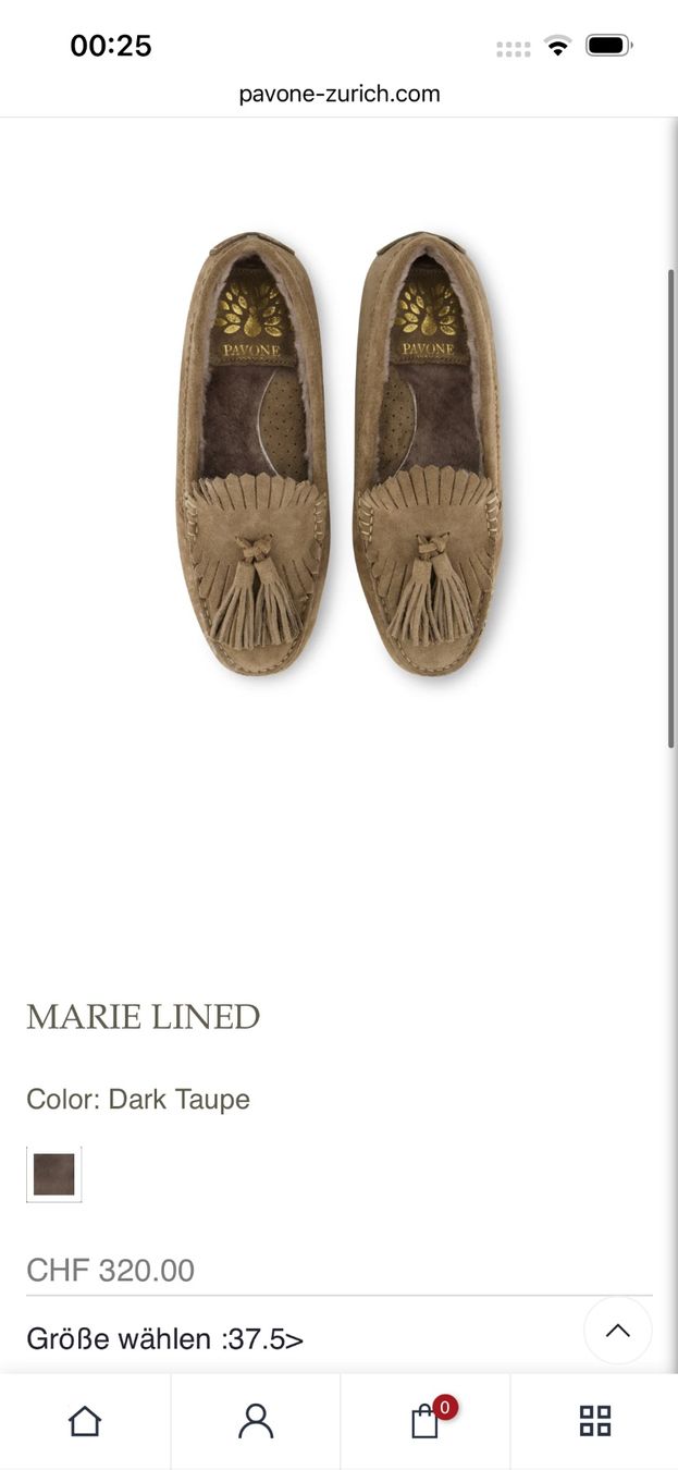 Scarpe da donna: Pavone Zurich Mokassin – Nuovo (secondo la descrizione) da Menzingen venduto da Mypersonalshopp