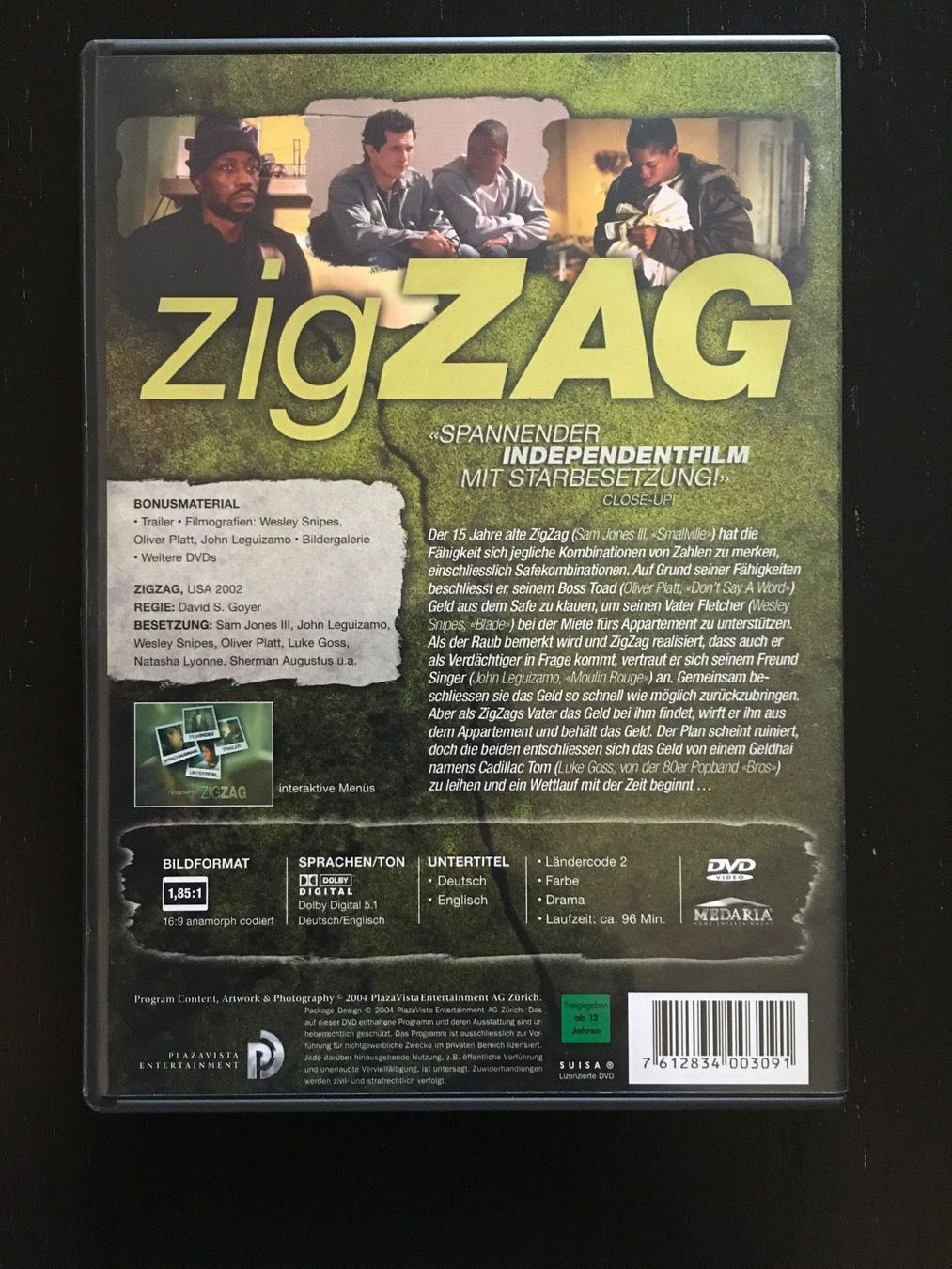 Tutti i DVDs: DVD zigZag – Usato da Regensdorf venduto da scheissspiel 1