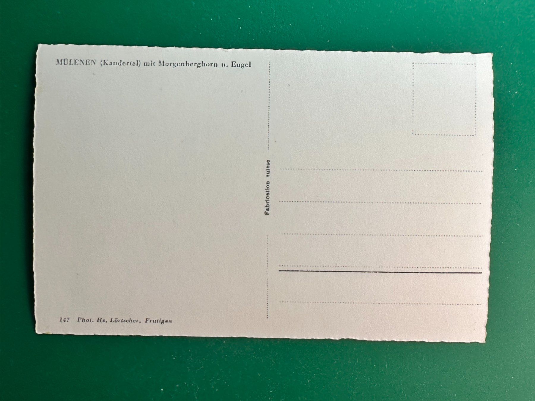 Ansichtskarten: Mülenen - Kandertal – Gebraucht aus Steg VS von danwer74 1