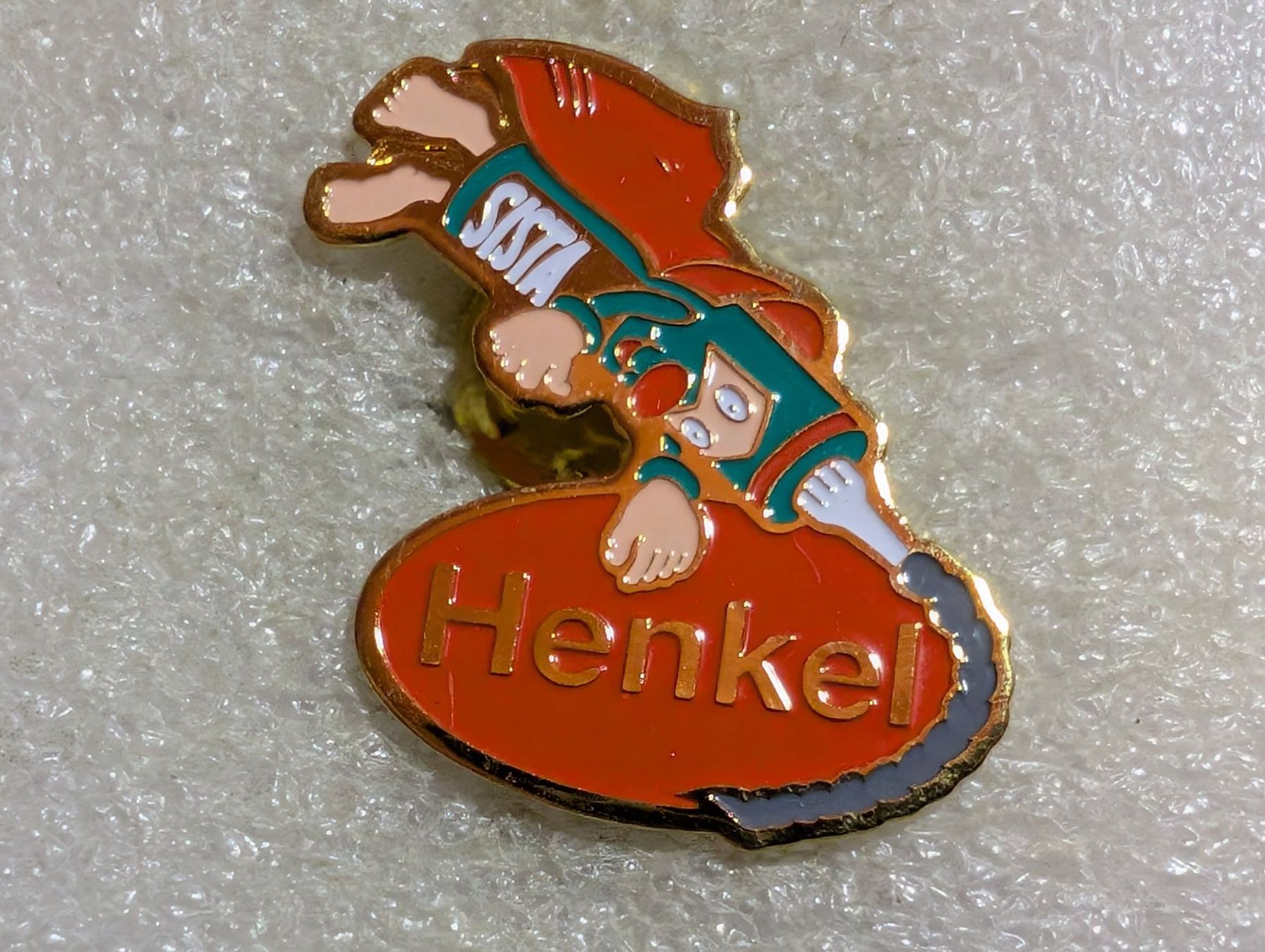 Placchette & Badge: Ansteckpin 170: Henkel x Sista – Usato da Oppligen venduto da Pin-Fall-Shop