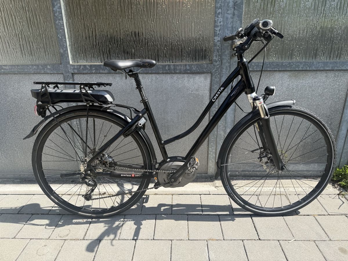Cresta Biciclette: Cresta Damen E-Bike mit Bosch Active Line Motor  – Usato da Oberentfelden venduto da speed_71 9