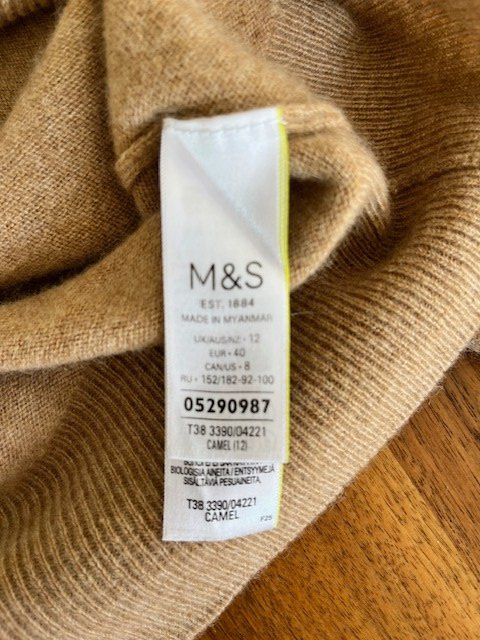 Maglioni & Felpe: Marks & Spencer Kaschmirpullover, Gr. M, Camel – Nuovo (secondo la descrizione) da Wilen b. Wollerau venduto da rosmarin13 5