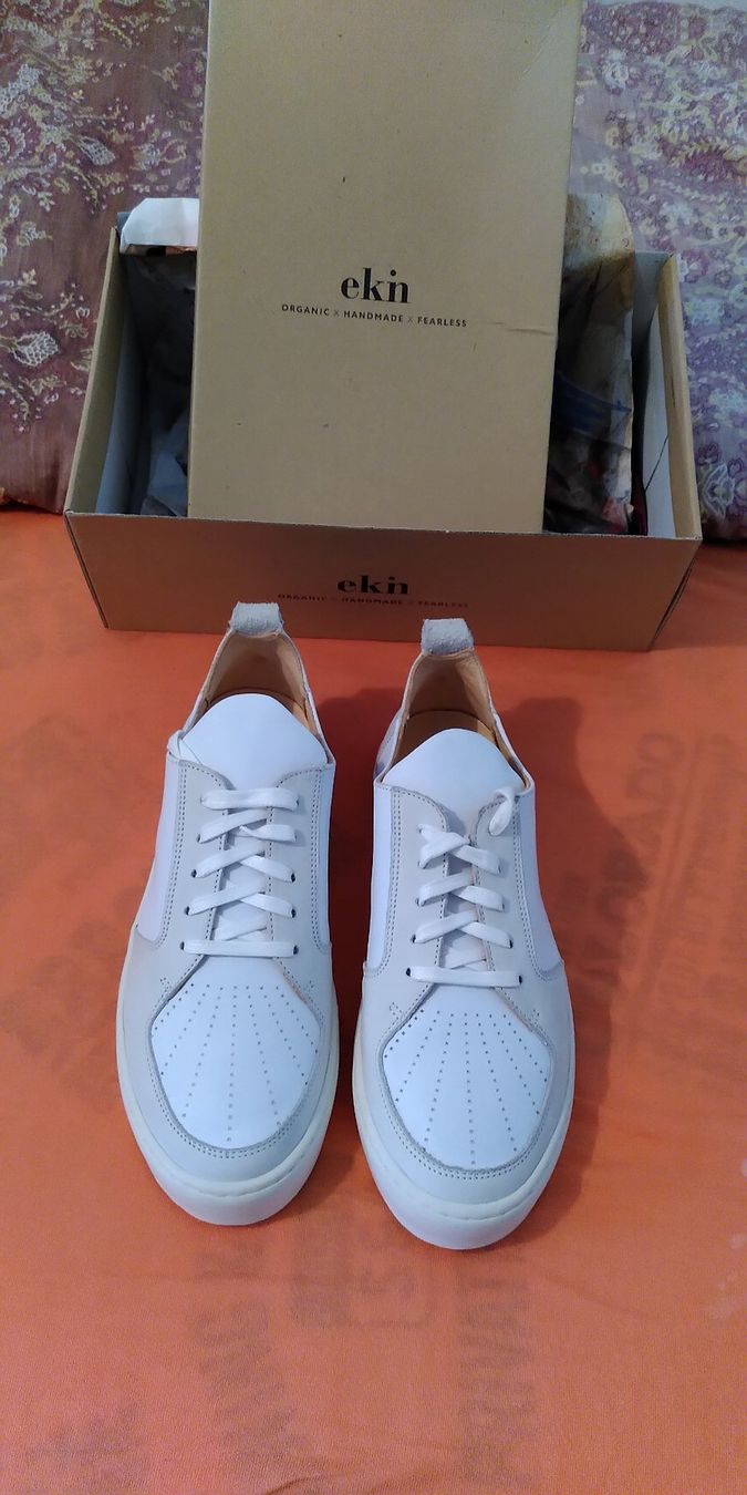 Scarpe da uomo: EKIN Argan Low Sneaker aus Leder, Weiss – Nuovo e nell'imballaggio originale da Zürich venduto da alessa88 2