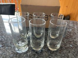 6 neue Trinkgläser, Longdrinkgläser, Wassergläser, Fa. Sixby