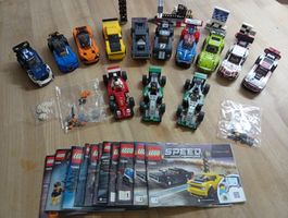 LEGO Speed Champions Konvolut mit Autos und Anleitungen