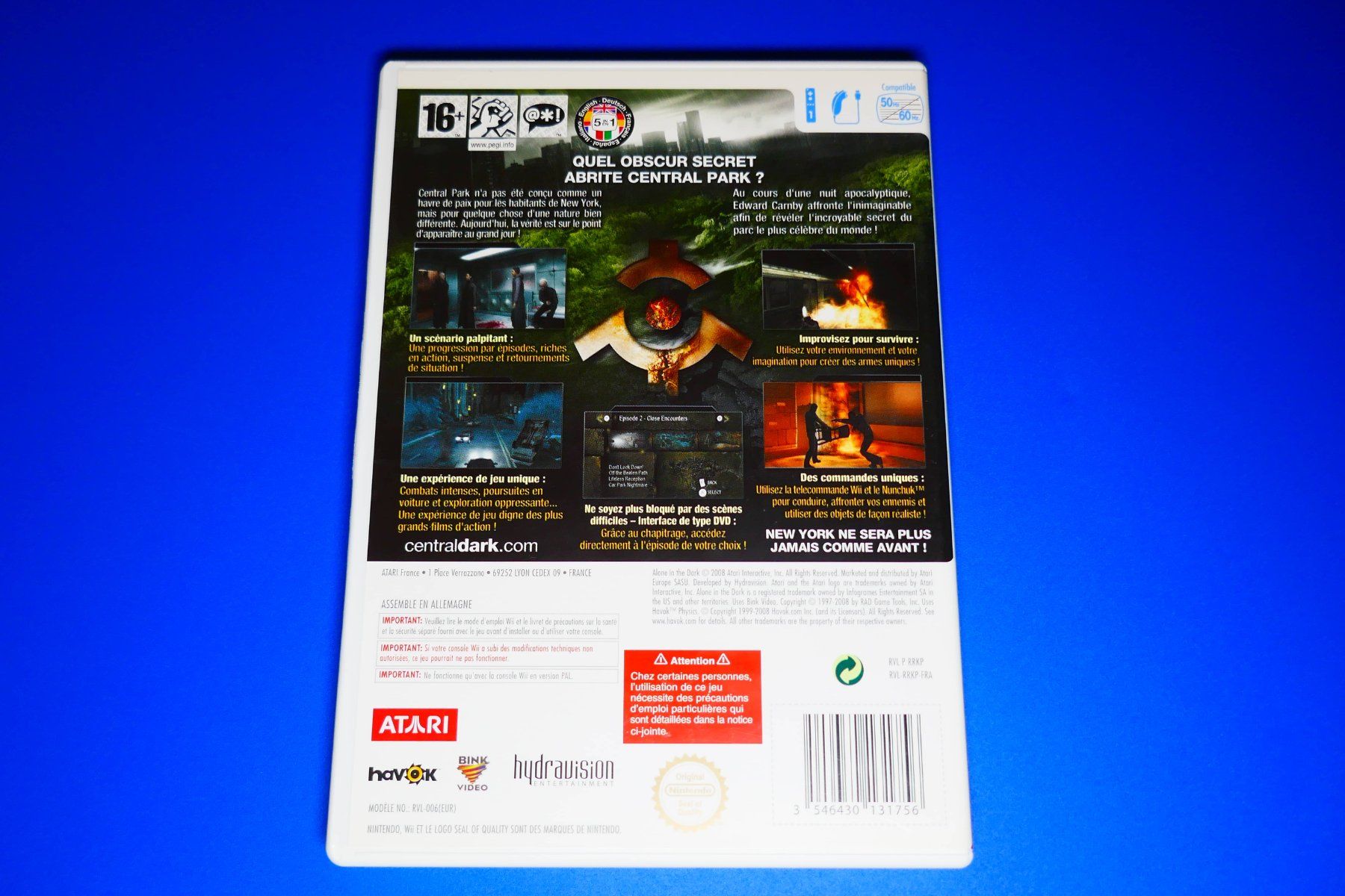 Nintendo Giochi: Alone in the Dark - Nintendo Wii – Usato da Vuarrens venduto da Espace-Retro 2