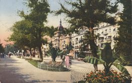 Ansichtskarte Interlaken Höheweg 1948 gelaufen