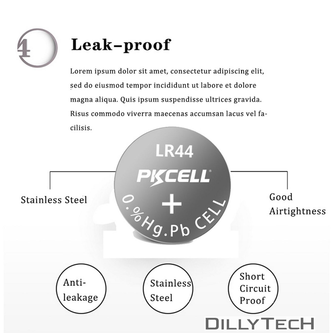 Caricatori & Batterie: PKCELL AG13, LR44, 357 Knopfzellenbatterie - 10 Stk. – Nuovo e nell'imballaggio originale da Meilen venduto da DillyTecH 2