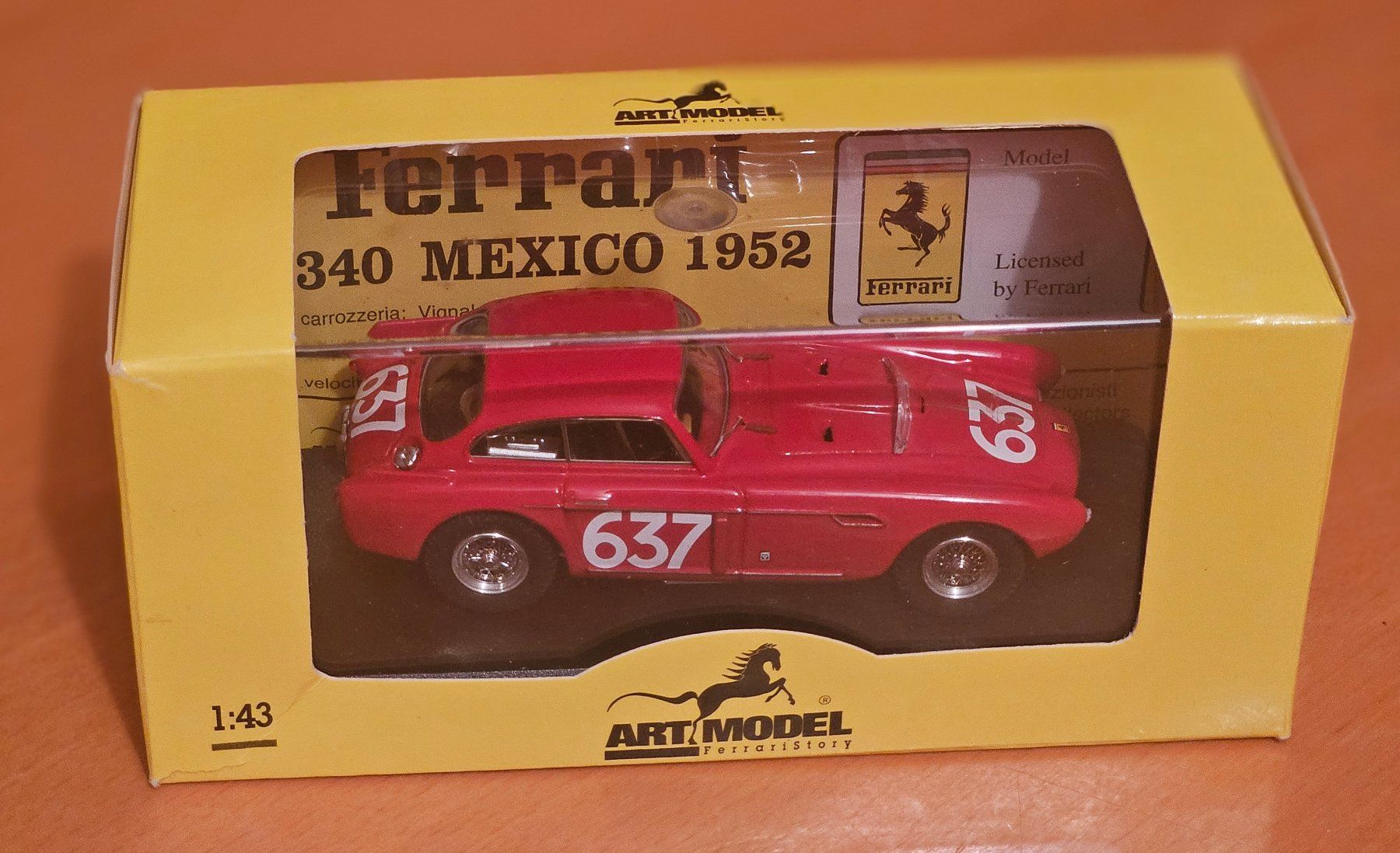 Ferrari Modellautos: Ferrari 340 Mexico Berlinetta Vignale 1952 – Neu und originalverpackt aus Aigle von Vintage66 2