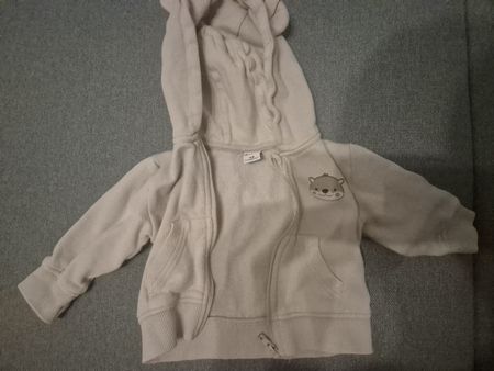 Cute Baby Bear Hoodie - Size 62 (2-4 Months) - Perfect!
