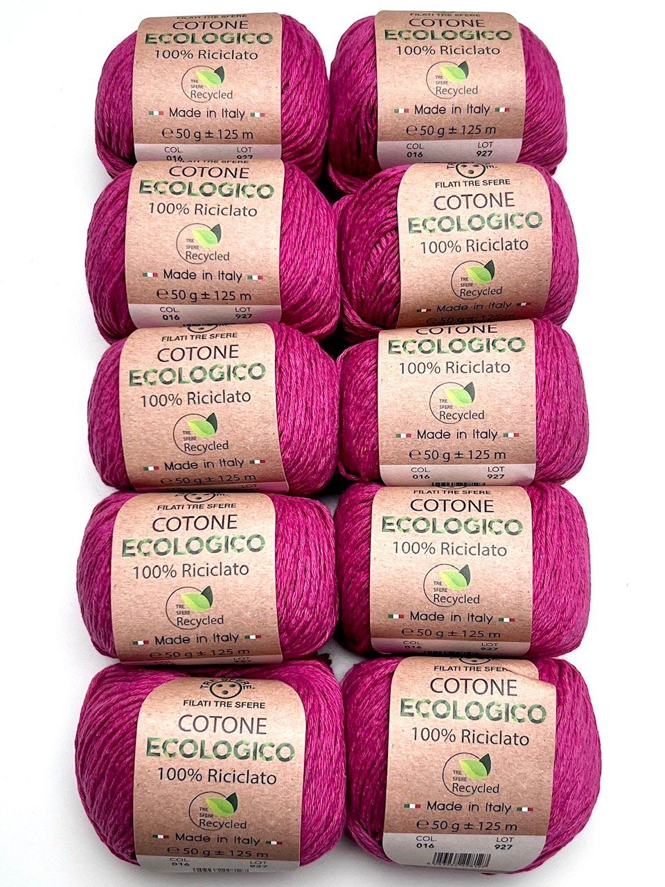 Lana: Baumwolle Cotone Ecologico 10 Knäuel nr.016 – Nuovo e nell'imballaggio originale da Plons venduto da Zimpfer 4
