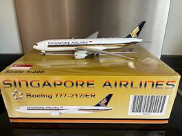 JC Wings 1:200 Singapore Airlines B 777-212/ER 9V-SVH Metall