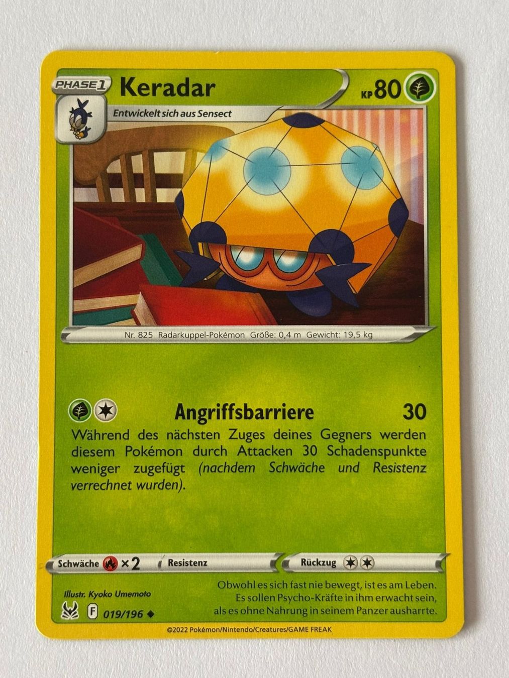 Pokémon Carte collezionabili: Pokemon-Karte Keradar 019/196 – Usato da Herisau venduto da Seyashop1