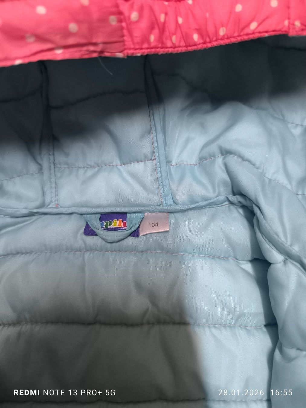 Giacche & Cappotti: Warme,  Kinderjacke mit Kapuze, Grösse 104. – Usato da Jona venduto da mi2020 1