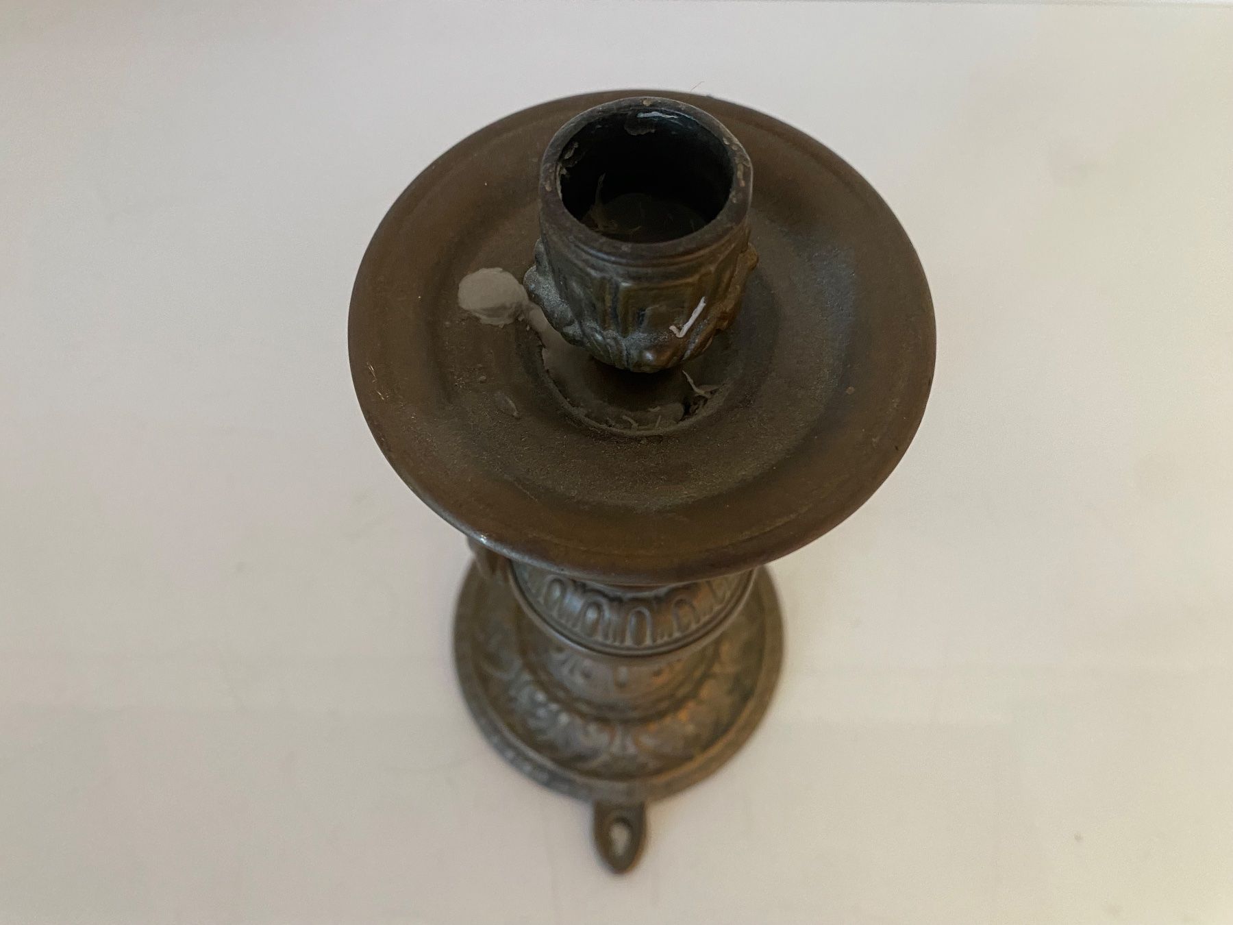 Kerzenständer: Antiker Wand Kerzenständer aus Bronze, Schiffsleuchter – Gebraucht aus Küssnacht am Rigi von Brockenhaus-Rigi 3